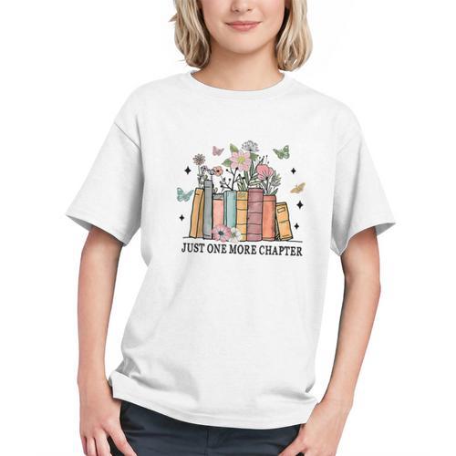 Wildflower Floral Book Just One More Chapter Graphic Youth - Bookorys
