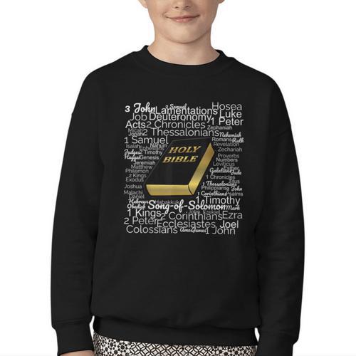 Books Of The Bible Youth Crewneck Sweatshirt - Bookorys CA