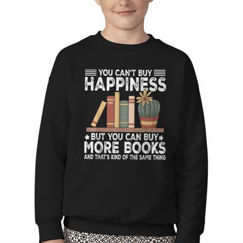 Books Reading Lovers Bookworm Librarian Book Nerd Read Youth Crewneck Sweatshirt - Bookorys
