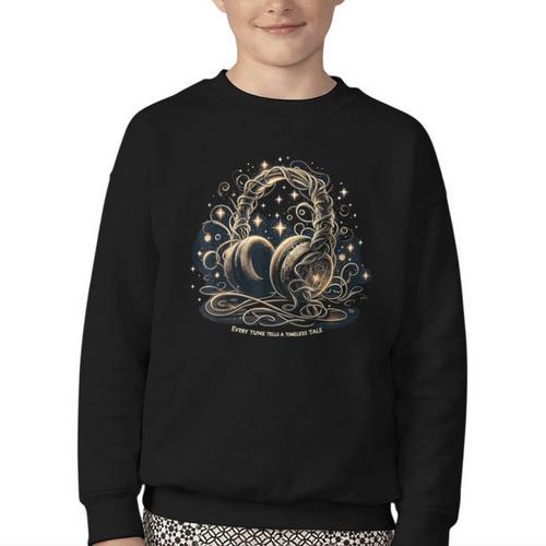 Fantasy Audiobook Voice Acting Book Lover Audiobook Youth Crewneck Sweatshirt - Bookorys DE