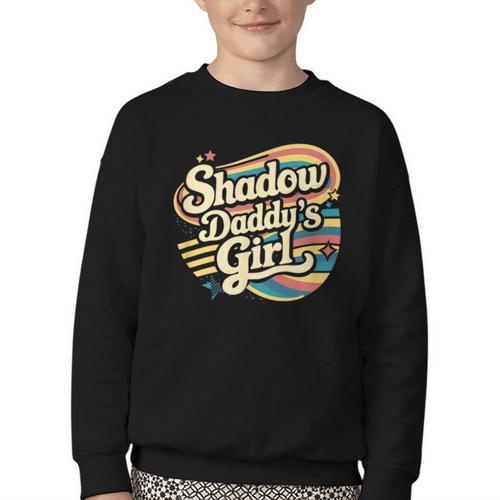 Fantasy Romantasy Book Retro Vintage Shadow Daddy Girl Youth Crewneck Sweatshirt - Bookorys