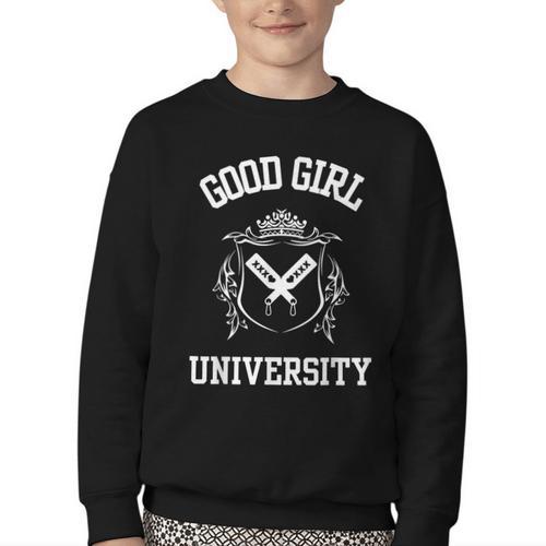 Good Girl University STFAUTTDLAGG Romance Spicy Book Youth Crewneck Sweatshirt - Bookorys CA