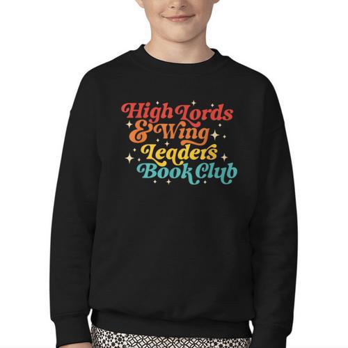 High Lords & Wing Leaders Book Club Book Club Youth Crewneck Sweatshirt - Bookorys
