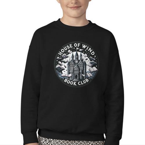 House Of Wind Book Club Fantasy Youth Crewneck Sweatshirt - Bookorys CA