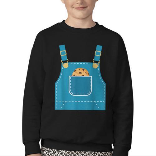 Mouse Halloween Costume Book Cookie Teacher Student Youth Crewneck Sweatshirt - Bookorys AU