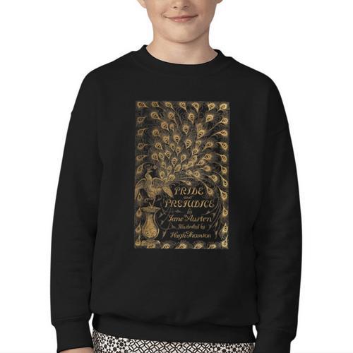 Pride And Prejudice Jane Austen Book Youth Crewneck Sweatshirt - Bookorys CA