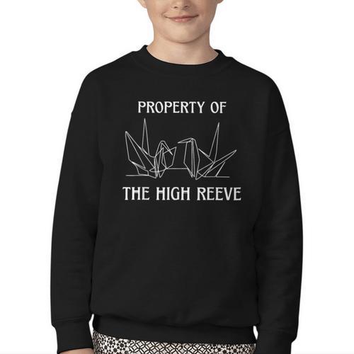 Property Of The High Reeve Bookish Manacled Dark Romance Youth Crewneck Sweatshirt - Bookorys DE