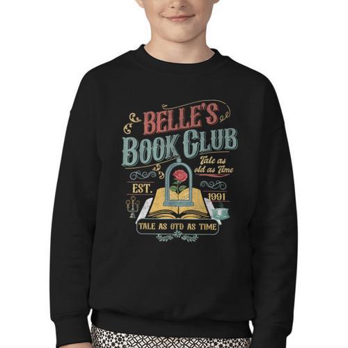 Tale Book Club Est 1991 Tale As Old As Time Youth Crewneck Sweatshirt - Bookorys