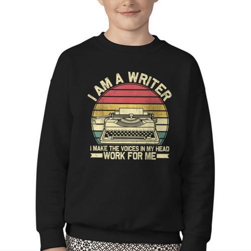 Writer Shirt Men Women Author Book Novelist Poet Youth Crewneck Sweatshirt - Bookorys