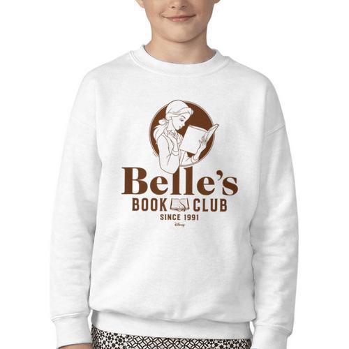 Beauty & The Beast Belle's Book Club Youth Crewneck Sweatshirt - Bookorys DE