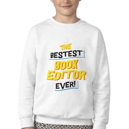 Best Book Editor Job Occupation Premium Tri-Blend Youth Crewneck Sweatshirt - Bookorys DE