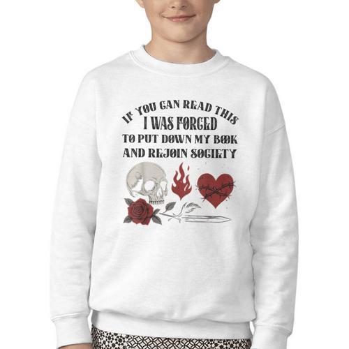 Dark Romance Bookish Merch Put My Book Down Spicy Book Women Youth Crewneck Sweatshirt - Bookorys CA