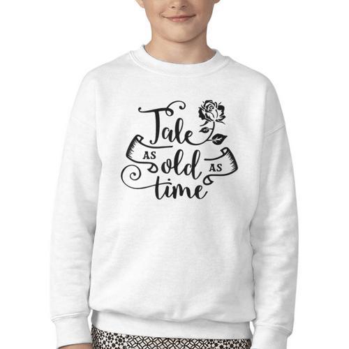 Tale As Old As Time Book Club Books Lover Youth Crewneck Sweatshirt - Bookorys