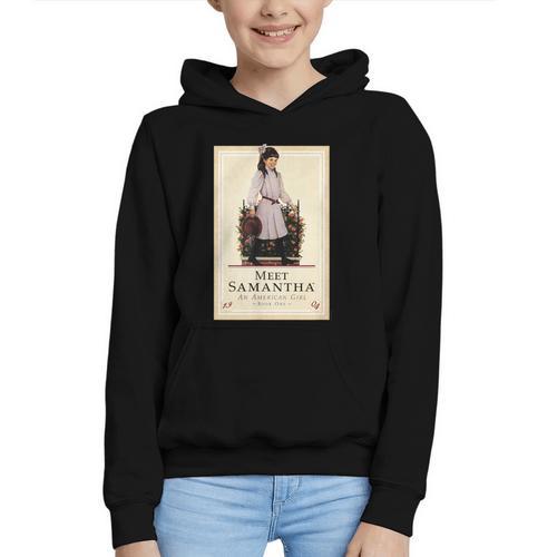 American Girl Meet Samantha Book Cover Graphic Youth Hoodie - Bookorys