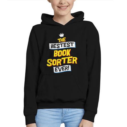 Best Book Sorter Job Occupation Graphic Youth Hoodie - Bookorys CA