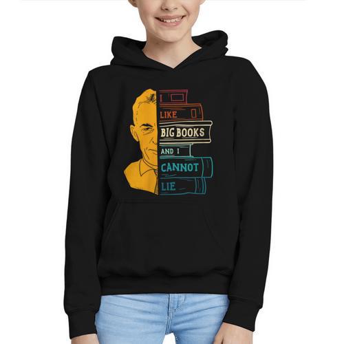 I Like Big Books And I Cannot Lie Apparel Graphic Youth Hoodie - Bookorys