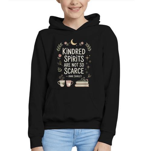 Book Lover Friend Quote Anne Graphic Youth Hoodie - Bookorys