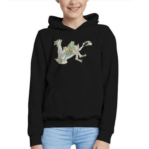 Book Shirt Frog Toad Vintage Book Frog Graphic Youth Hoodie - Bookorys DE