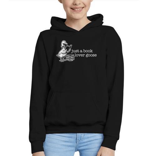 Bookish Club Silly Lover Book Reader Reading Gift Graphic Youth Hoodie - Bookorys CA