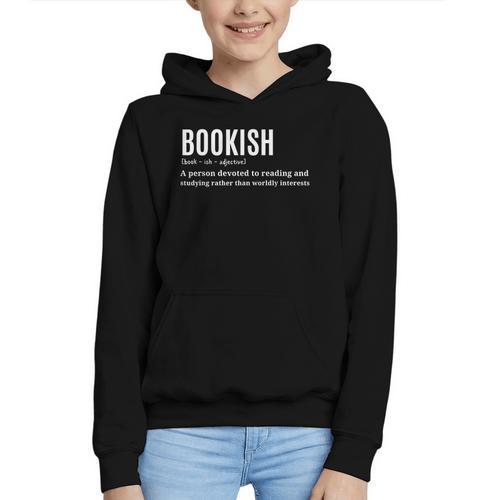 Bookish Definition Hilarious Bookworm Book Lover Reading Bookworm -Adults - Small Short Sleeve T-Shirt Graphic Youth Hoodie - Bookorys
