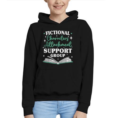 Bookworm Fictional Character Introvert Graphic Youth Hoodie - Bookorys AU