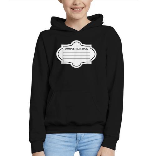 Composition Book Notebook Teacher's Halloween Group Costume Graphic Youth Hoodie - Bookorys AU