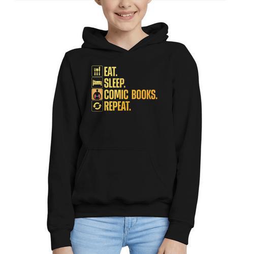 Cool Comic Books Art For Men Women Comic Book Lover Comics Graphic Youth Hoodie - Bookorys