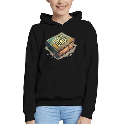 Cool Holy Bible Book Costume For Man And Woman Graphic Youth Hoodie - Bookorys