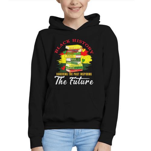 Inspired Book History Leaders Celebrate History Month Graphic Youth Hoodie - Bookorys