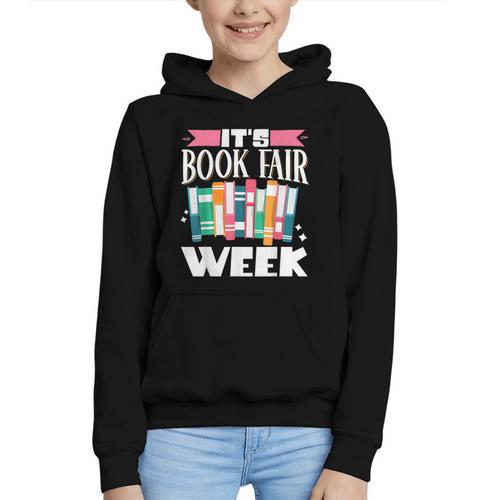 It's Book Fair Week Graphic Youth Hoodie - Bookorys UK
