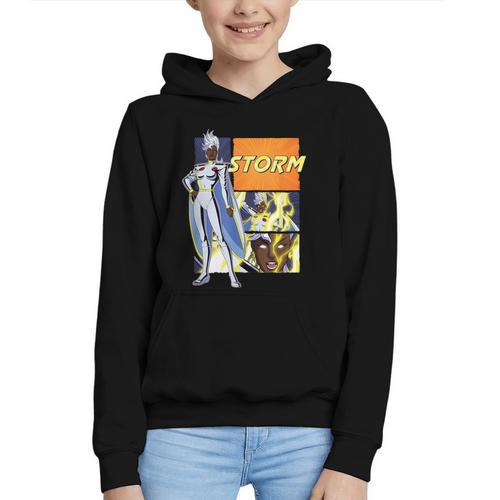 Marvel X-Men '97 Storm Vintage Classic Comic Book Panels Graphic Youth Hoodie - Bookorys CA