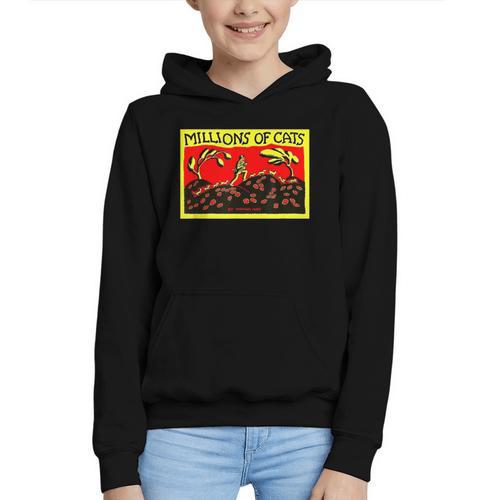 Millions Of Cats Book Cover Graphic Youth Hoodie - Bookorys AU