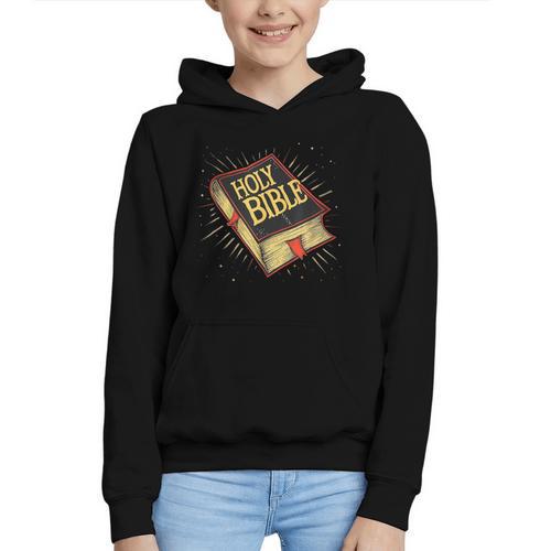 Nice Holy Book Costume For Bible Lovers Graphic Youth Hoodie - Bookorys CA