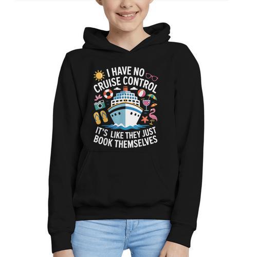 I Have No Control On A Cruise They Book Themselves Cruise Graphic Youth Hoodie - Bookorys
