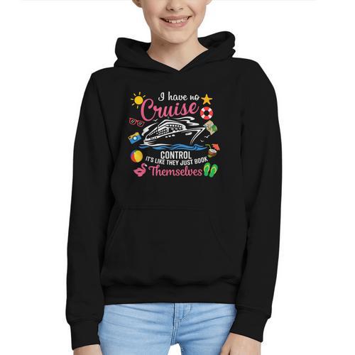 I Have No Control On A Cruise They Just Book Themselves Graphic Youth Hoodie - Bookorys