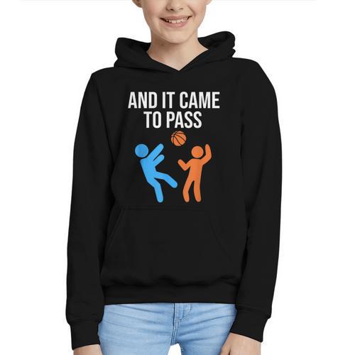 And It Came To Pass Book Of Mormon LDS Missionary Graphic Youth Hoodie - Bookorys UK
