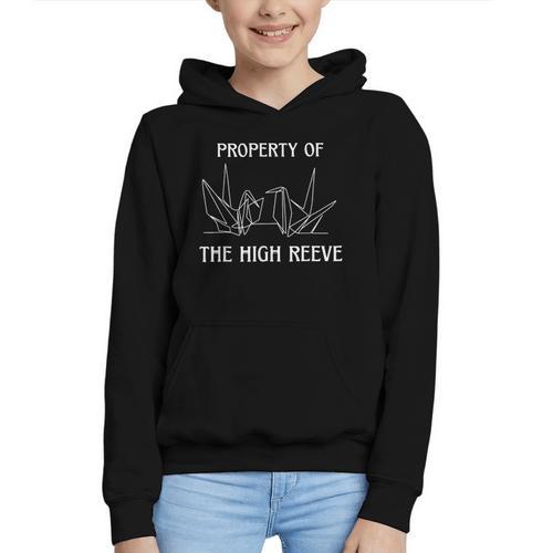 Property Of The High Reeve Bookish Manacled Dark Romance Graphic Youth Hoodie - Bookorys UK