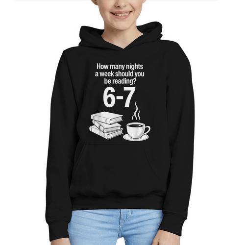 Reading 67 Meme English Teacher Book Lover Graphic Youth Hoodie - Bookorys