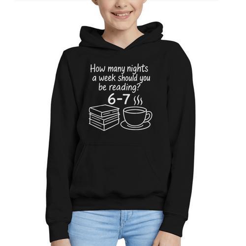 Reading 67 Six Seven English Teacher Book Lover Librarian Graphic Youth Hoodie - Bookorys