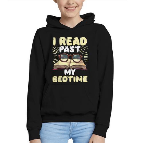 Reading Books For Kids Book Lover Bookworm Librarian Graphic Youth Hoodie - Bookorys