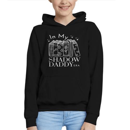 In My Shadow Daddy Era Book Talk Club Lover Girlies Graphic Youth Hoodie - Bookorys