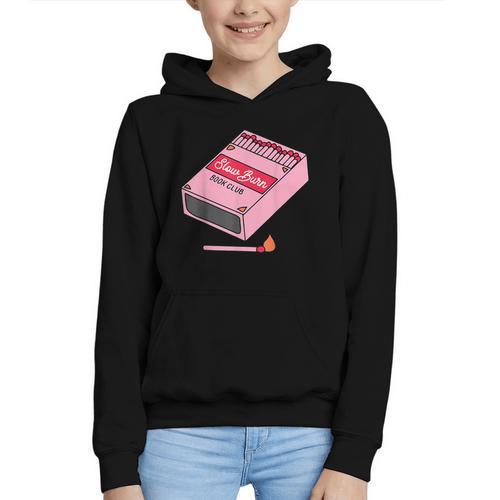 Slow Burn Book Club Graphic Youth Hoodie - Bookorys DE