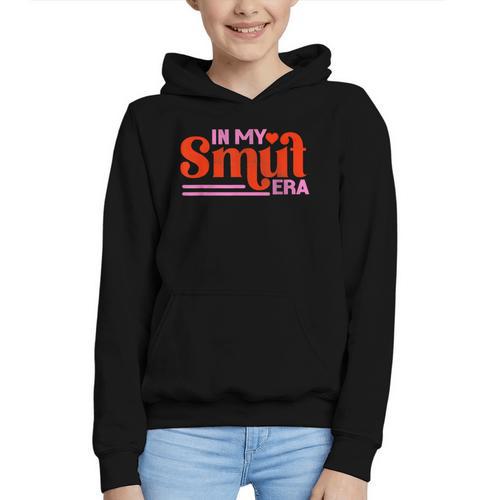 In My Smut Era Shirt Romance Novel Reader Book Reading Graphic Youth Hoodie - Bookorys