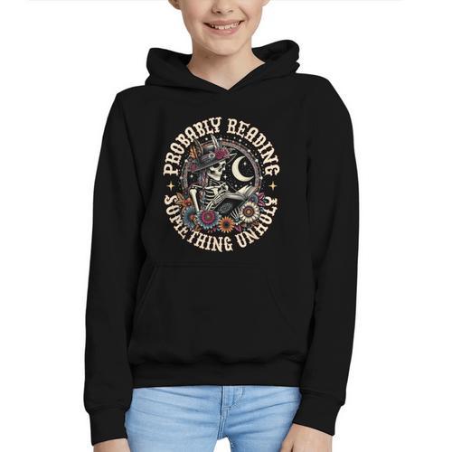 Is That Smutt Books Probably Reading Something Unholy Graphic Youth Hoodie - Bookorys AU