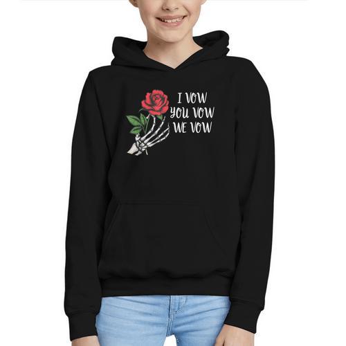 I Vow You Vow We Vow ShirtSmutty Fantasy Dark Romance Book Graphic Youth Hoodie - Bookorys