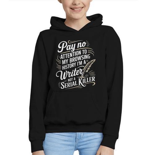 Women's I'm A Book Writer Author Book Writing Novelist Graphic Youth Hoodie - Bookorys CA