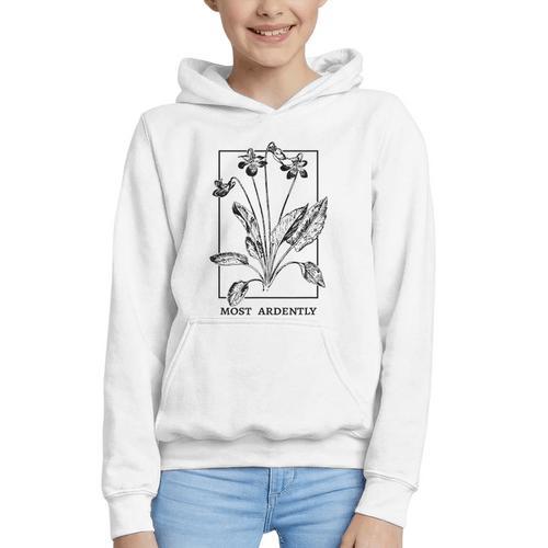 Most Ardently Book Lover Book Club Graphic Youth Hoodie - Bookorys CA