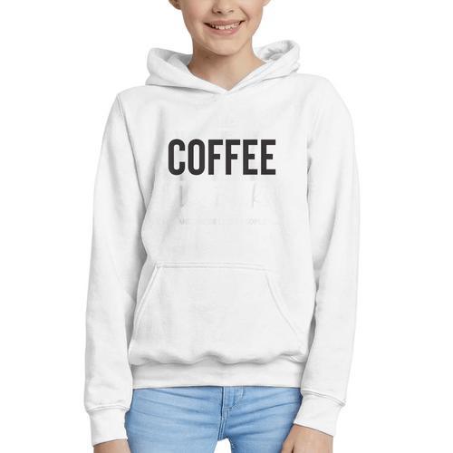 I Like Coffee My Books And Maybe Like 3 People Book Lover Graphic Youth Hoodie - Bookorys