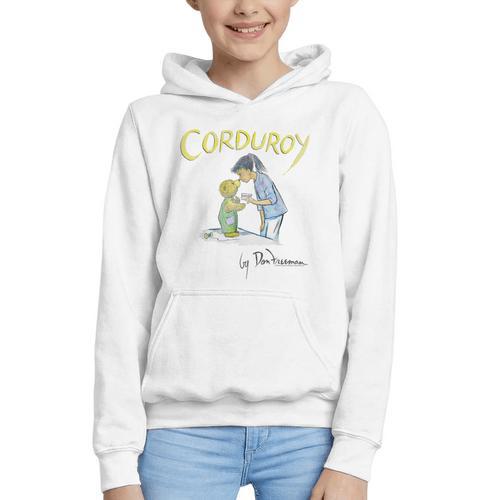 Corduroy Classic Book Cover Vintage Style Children's Book Graphic Youth Hoodie - Bookorys CA