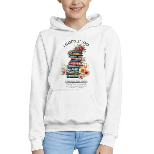 Essentials Classical Conversations CC Tutor Books Graphic Youth Hoodie - Bookorys UK